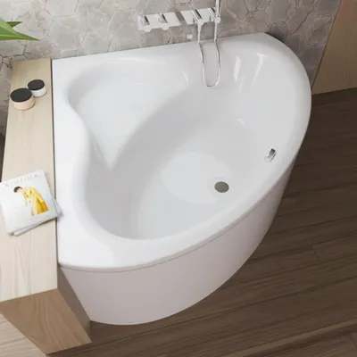 Image de ECOLAM baignoire Bala 120 × 120 cm avec antidérapant + tablier | baignoire moderne avec siège | siphon silicone + pieds | Set complet
