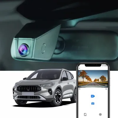 Produktbild von Dashcam – Autokamera – Bordkamera – Fahrtenrekorder – Einbaumodell für Regensensor