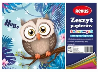 Zdjęcie produktu dla Wycinanka samoprzylepna A5/ 8 kartek, REXUS, BENIAMIN