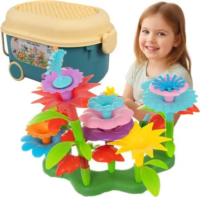 Produktbild von Gartenbaustein-Set, 139 Teile, mehrfarbig