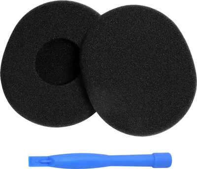 Produktbild von MMOBIEL Ersatz Ohrpolster für Logitech H800 Kopfhörer - Schaumstoff - Schwarz