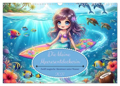 Produktbild von Die kleine Meeresentdeckerin (Wandkalender 2027 DIN A3 quer), CALVENDO Monatskalender