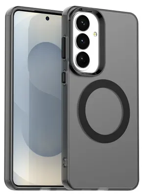 Produktbild von Magnetisch Hülle für Samsung Galaxy S26, Schlank Durchscheinend Matt Stoßfest Handyhülle Schwarz