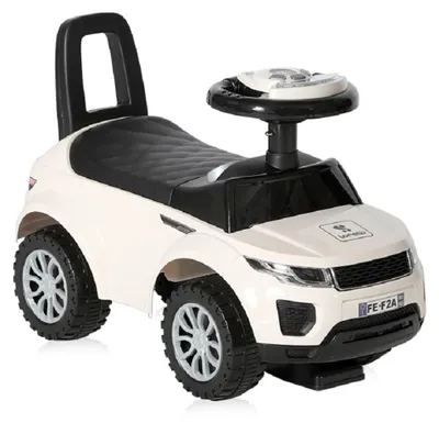 Produktbild von Lorelli Rutscher 2 in 1 Kinderauto Off Road Musikfunktion Rückenlehne ab 12 Mon. in weiß