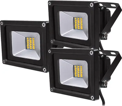 Obrázek produktu pro Greenmigo, 3 ks, 20 W, SMD LED, venkovní reflektor, světlo, reflektor, osvětlení, vodotěsné IP65, teplá bílá, 85–265 V