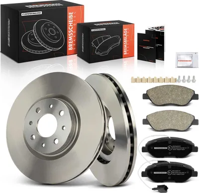 Immagine prodotto di Frankberg 2x dischi freno 4x pastiglie freno asse anteriore per Alfa Romeo Mito Fiat Bravo II Stilo Multi Wagon Lancia Delta