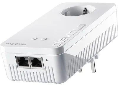 Produktbild von Devolo Magic 2 Wifi next Single, 1200 Mbit/s, Typ F, Gigabit Ethernet, 1000 Mbit/s, Multi User MIMO, Weiß