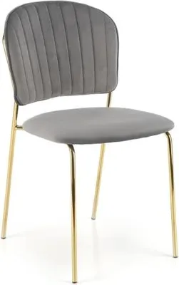 Obrázok produktu pre Čalúnená stolička K499 VELVET sivá