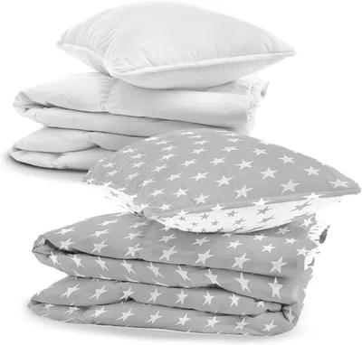 Productafbeelding van Baby Beddengoed Set met Dekbed en Kussen 100x135 cm Katoen Peuter