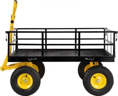 Produktbild von Klapbare Gartenwagen - 112x75x27cm - Für Garten & Strand bis 635kg
