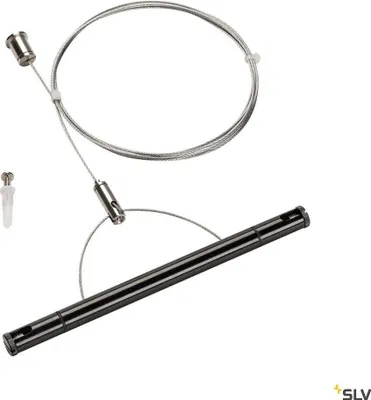Image de Suspension de câble métallique Tenseo Noir