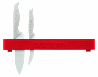 Obrázok produktu pre Bodum Bistro 11373-294 Držiak na nože na stenu, červený