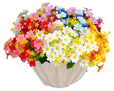 Produktbild von 6 Bündel Künstliche Blumen Dekoration für Balkon und Außenbereich