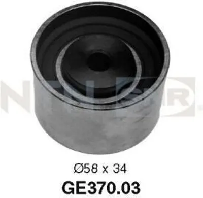 Produktbild von SNR GE370.03 Umlenkrolle Zahnriemen für MAZDA 626 IV Schrägheck (GE) 626 IV (GE) 626 III (GD) 626 III Hatchback (GD) 626 III Station Wagon (GV)