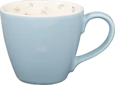 Produktbild von Greengate Junia Tasse pale blue inside 0,35l