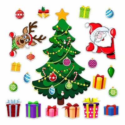 Productafbeelding van Kerstmagnetische sticker – MERRYMAG