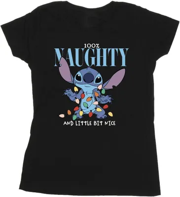 Produktbild von Disney - "Naughty & Nice" T-Shirt für Damen BI26102 (XL) (Schwarz)