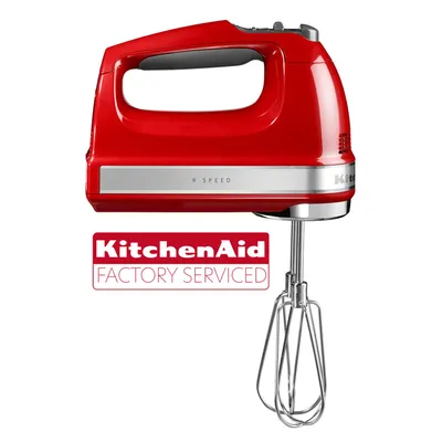 Produktbild von KitchenAid 5KHM9212EER Handrührer Soft-Start 9 Stufen Empire Rot Factory Serviced