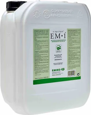 Produktbild von Emiko EM1 10L Original EM Effektive Mikroorganismen / Bodenhilfsstoff Original von Prof. Higa