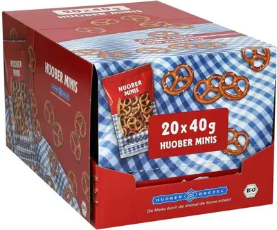 Produktbild von Huober  Mini Brezel gesalzen 20 x 40g (800 g)
