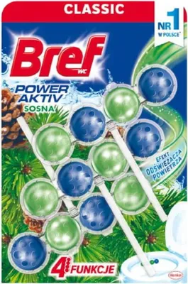 Zdjęcie produktu dla Bref Power Aktiv Kostka WC Sosna 3 x 50 g