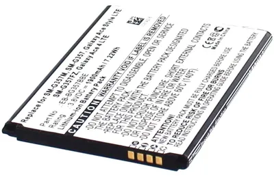 Produktbild von Akku für Samsung SM-G357FZ Li-Ion 3,8 Volt 1900 mAh schwarz.