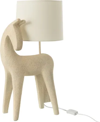 Produktbild von J-Line Tischlampe Pferd Modern Resin Beige