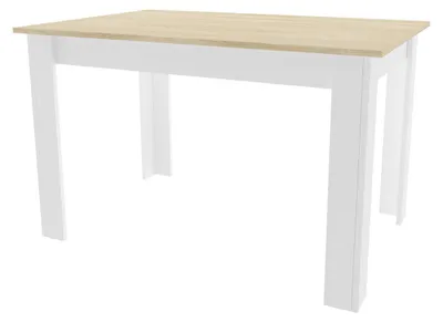 Immagine prodotto di Tavolo da pranzo NP in rovere sonoma e bianco 120x80 cm