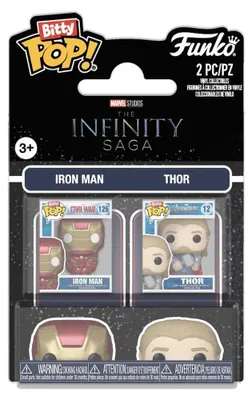 Produktbild von Funko FK94215 - Marvel IS Bitty POP! Vinyl Figuren 2er-Pack IM & Thor 2 cm - Neu