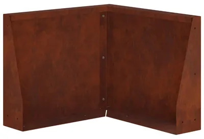 Immagine prodotto di Muro di sostegno, dimensioni 50 x 50 x 40 cm, acciaio resistente agli agenti atmosferici, aspetto antiruggine