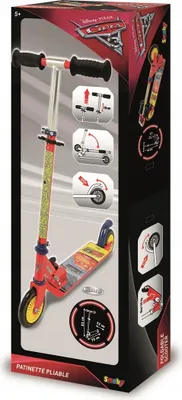 Zdjęcie produktu dla Smoby Cars 3, Dzieci, Klasyczna hulajnoga, Męski, Asfalt, 50 kg, 2 szt.