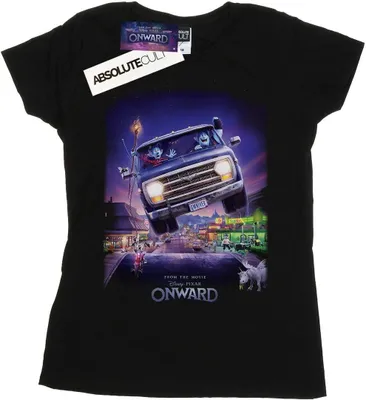 Produktbild von Disney - "Onward" T-Shirt für Damen BI47542 (L) (Schwarz)