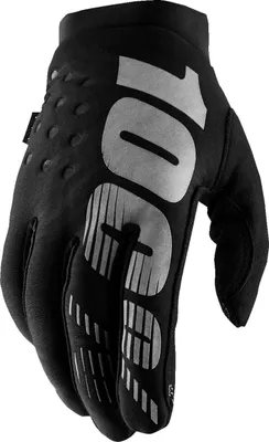 Productafbeelding van 100% Brisker fietshandschoenen voor dames. Kleur: zwart, maat: S