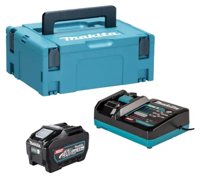 Produktbild von Makita Power Source Kit 1x BL 4050 F Akku 40 V max. 5,0 Ah XGT + DC 40 RA Ladegerät + Makpac