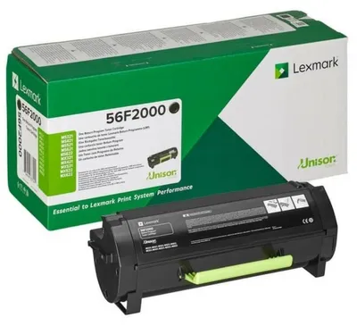 Produktbild von Lexmark 56F2000, 6000 Seiten, Schwarz, 1 Stück(e)