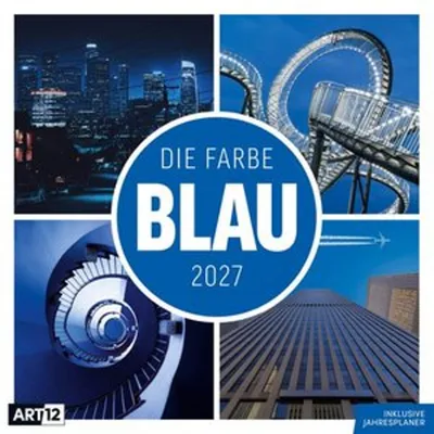 Produktbild von Die Farbe Blau Kalender 2027 - 30x30 - Art12