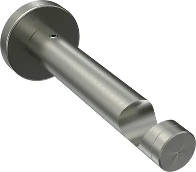 Produktbild von Interdeco Träger mit Abstand 9 cm / Wandhalterung für Gardinenstangen 16 mm Ø, 1-läufig Edelstahl, Typ Enorma