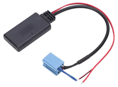 Zdjęcie produktu dla Moduł AUX Bluetooth do samochodu, 8-pinowy, MINI ISO, bezprzewodowy zamiennik do radia w Smart Fortwo 450