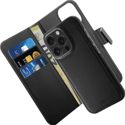 Obrázok produktu pre PURO Wallet Detachable, Puzdro s peňaženkou, Apple, iPhone 16 Pro Max, 17,5 cm (6.9"), Čierna