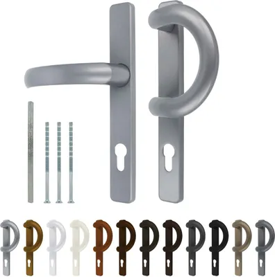 Premium Drückergarnitur Jupiter DHS 92mm - Rechteckig - Bügel-Griff