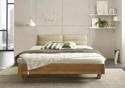 Immagine prodotto di Letto matrimoniale in legno massiccio TJARK ca. 180x200 cm Vaja