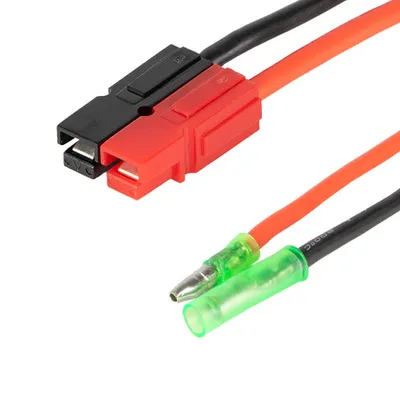 Image de Adaptateur pour prise Bullet Câble de raccordement Connecteur E-Bike Pedelec compatible avec Anderson PowerPole