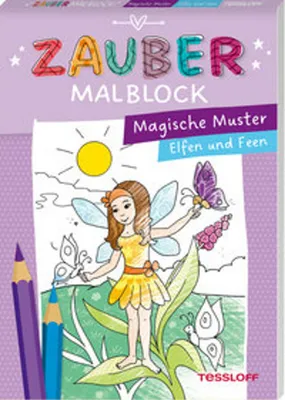 Produktbild von Zaubermalblock. Magische Muster. Elfen und Feen
