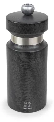 Productafbeelding van PEUGEOT Zoutmolen ROYAN, 14 cm, roestvrij staal, mat zwart, stalen maalwerk, voor kruiden