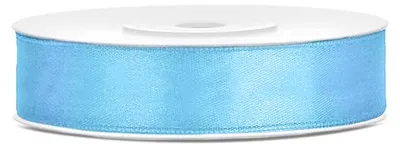 Obrázok produktu pre Wstążka satynowa 12 mm x 25 m Błękitna