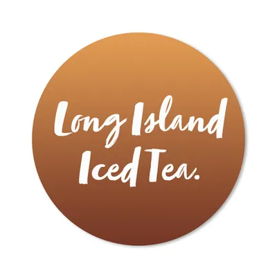 Produktbild von MuchoWow® Mauspad Mousepad Zitate - Long Island Eistee - Cocktail - Zitate - Braun 20x20 cm - Mousepads - Maus Mat - Pad - Mausunterlage - Schreibtischmatte