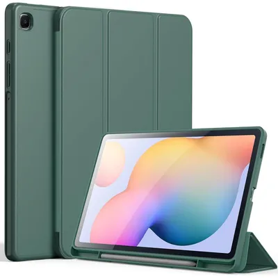 Produktbild von Schutzhülle für Samsung Galaxy Tab S6 Lite 10.4 Zoll mit Stifthalter und Standfunktion Nachtgrün