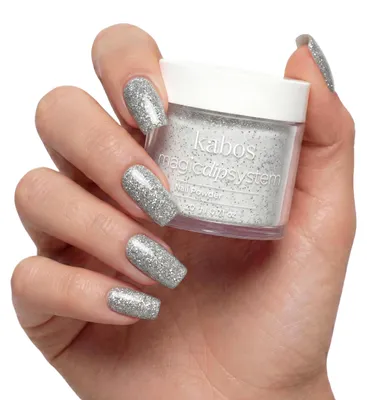 Produktbild von Kabos Magic Dip System Dipping Powder für Nägel 046 Sparkle Silver 20g