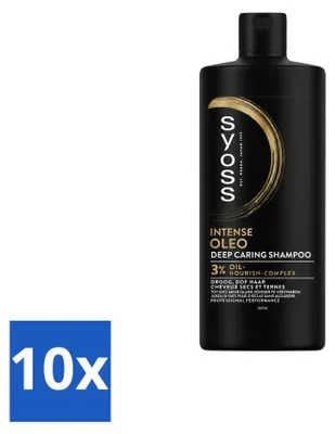 Produktbild von 10 x Syoss Oleo Intense Shampoo - 440 ml - Vorteilspackung - 10 Stücke