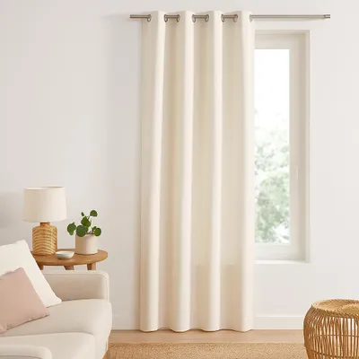 Productafbeelding van Katoenen gordijn in ecrukleur - 140x250 cm
